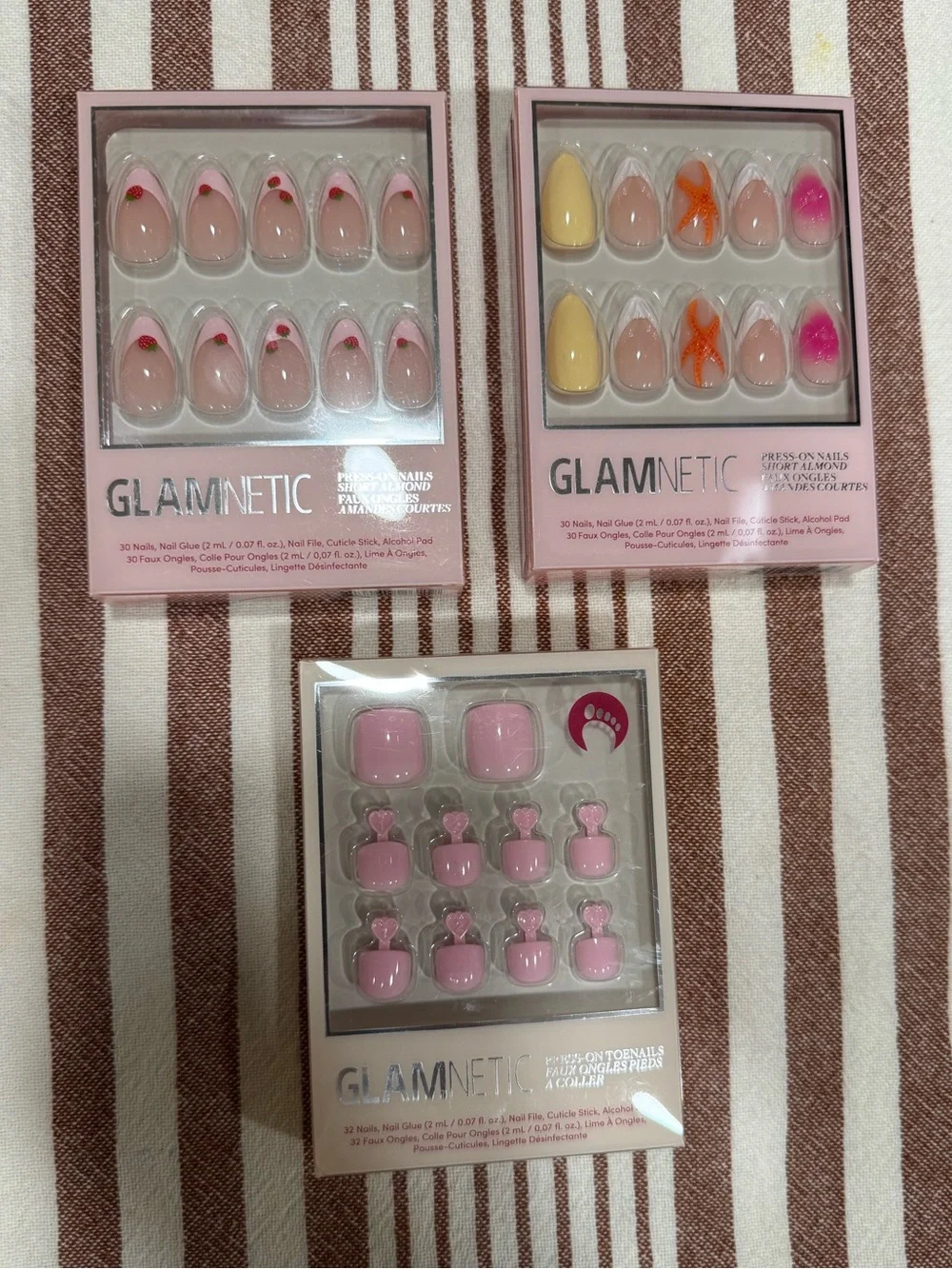 GLAMNETIC Press-On Nails - Set of 3